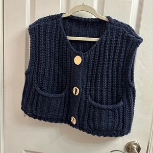Chunky sweater vest